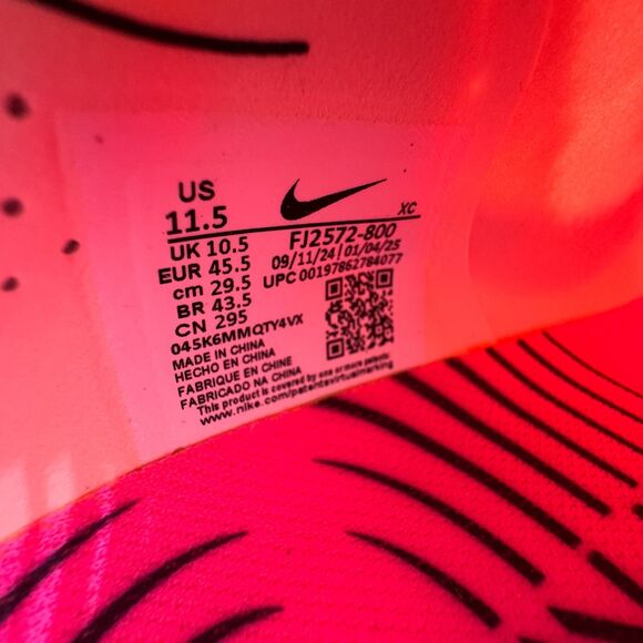 NEW Nike Phantom Luna II Elite FG Pink Prism Pack Cleats Sz 11.5 FJ2572-800